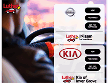 Tablet Screenshot of luthernissankia.com